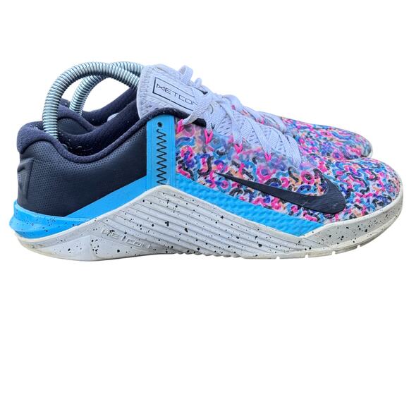 Nike Metcon 6 Running Shoes Women's US 8.5 Multi Speckled Lightweight AT3160-104 - Picture 1 of 11